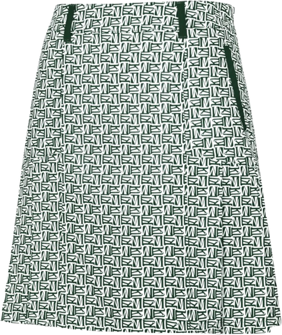 김영주 여성용 골프 라운딩 스판 스트레치 플리츠 투포켓 스커트 K3MWSK2322