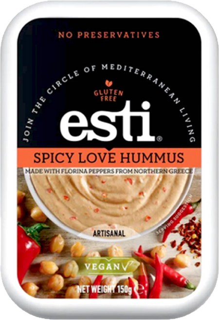 ESTI 스파이시 러브 후무스, 150g, 1개