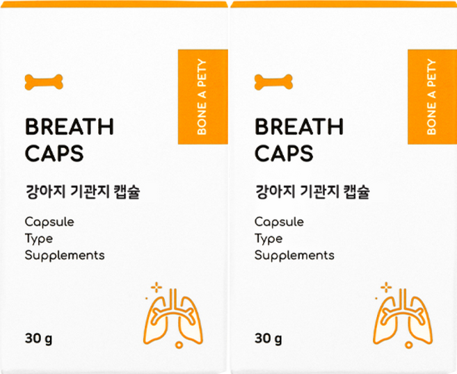 본아페티 브레스캡스 강아지 영양제, 60정, 호흡기/기관지, 2개
