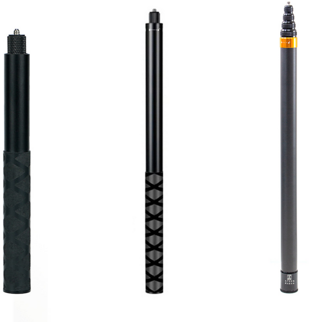 인스타360 인비져블 셀피 스틱 셀카봉 1m 2m 3m 고프로 액션캠 확장로드 insta360 X4 X3, 1개