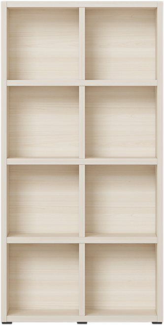 한샘 샘 책장 4단 80cm 시공(컬러 택1), 라이트메이플(B)