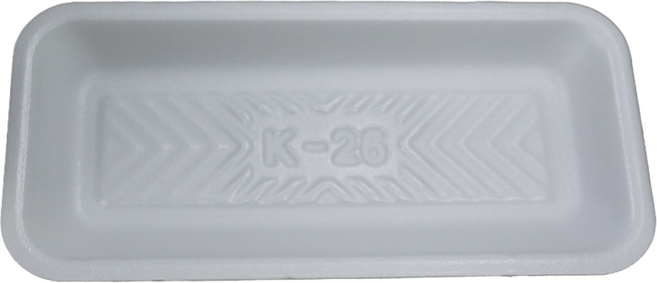 PSP 트레이 K-26호 (과일 정육 수산), 백색, 1개, 300개