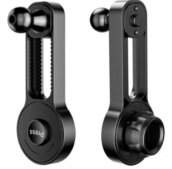 차량용 핸드폰거치대 연장브라켓, 원형볼헤드브라켓, 1개