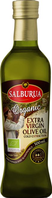 [살부루아] ORGANIC 유기농 엑스트라버진 올리브유 냉압착방식 스페인산 아르베키나종100% 공복올리브오일, 1개, 500ml