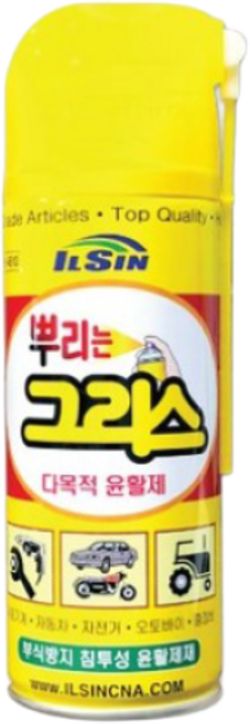 [1+1+1 무료배송] 일신 스프레이 구리스 뿌리는 그리스 윤활스프레이, 3개