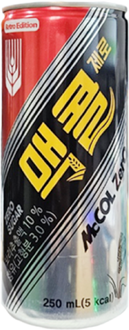 맥콜 제로 250ml, 12개