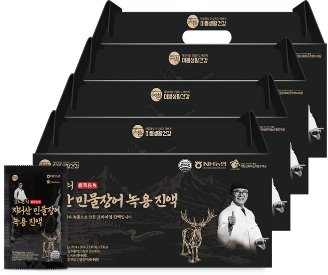 김오곤의 지리산 민물장어 생 녹용 진액, 70ml, 120개