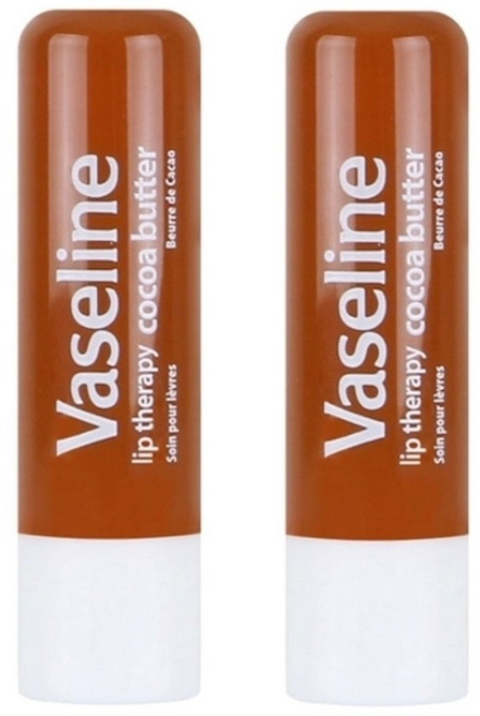 바세린 립 테라피 스틱, 코코아, 4.8g, 2개