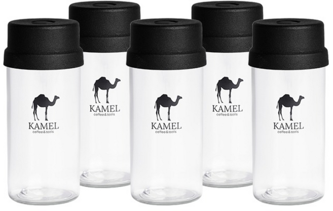 빈셀러 커피 원두 보관용기 5P (25g/PET), 단품, 1개