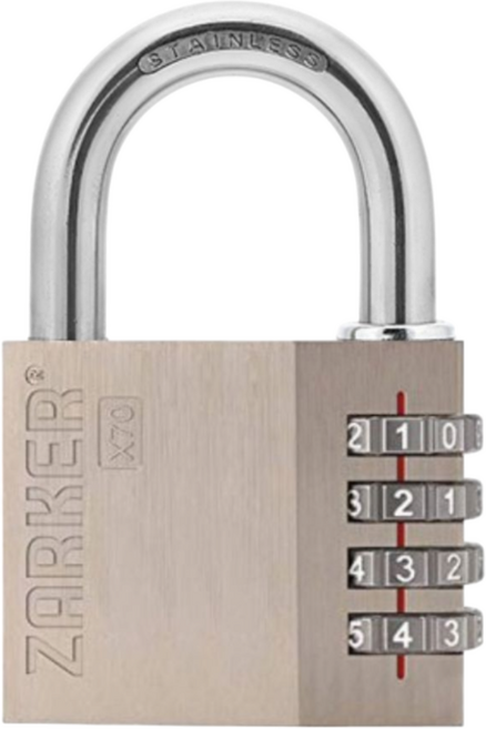 자커 X70 다이얼 자물쇠, 1개