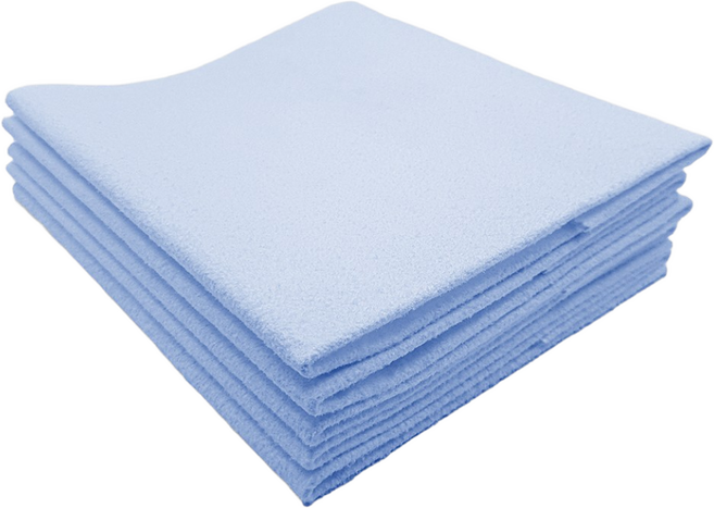 디아망나인 극세사 세무융 드라잉타월 블루 50x40cm 6매, 1세트