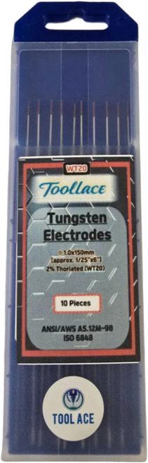 툴에이스 텅스텐봉 텅스텐 알곤 티그 전극봉 토륨 WT20 1.0mm 1통 (10개), 1세트, WT20 1x150