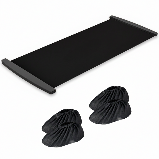 Jinsim Ansim 실내 슬라이딩 보드, 1개, 블랙