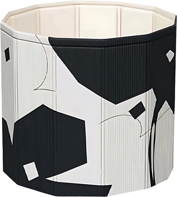 Niviis 접이식욕조 성인 반신욕조 이동식 원터치 성인목욕통 반신욕, 1개, 흑백