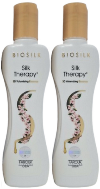 실크테라피 3D 볼류마이징 헤어 에센스, 60ml, 2개