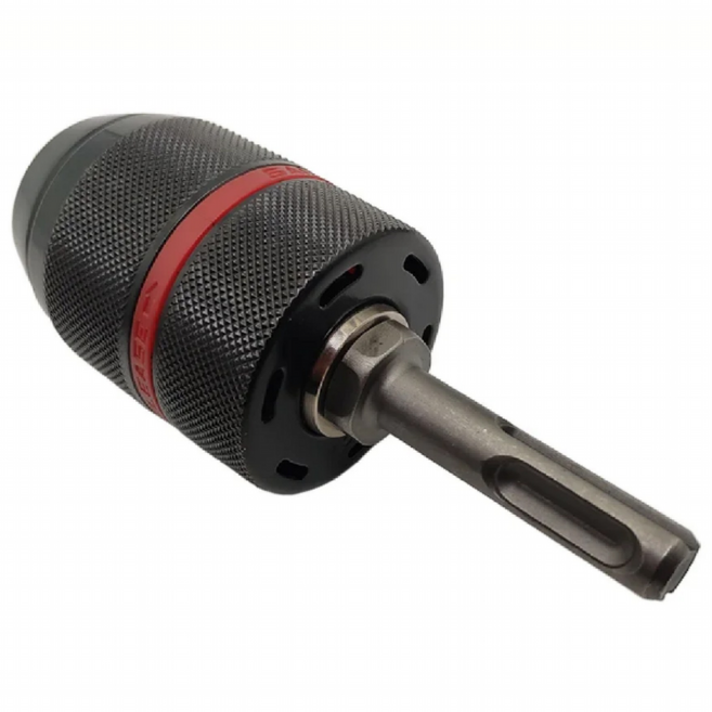 플로메리아 드릴척 13mm 1/2 키레스척 1.5~13mm 육각 임팩용 호환 원터치 아답터 포함 sds plus 함마드릴, 1세트