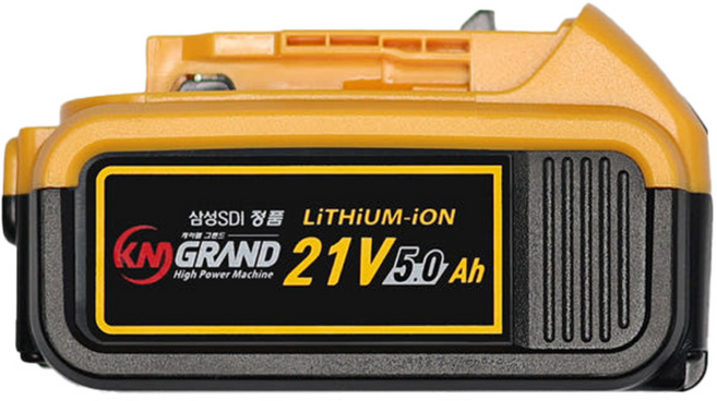 디월트 호환 배터리 21V 5.0AH 국산 삼성SDI 정품셀 배터리 TS-1850DT, 1개