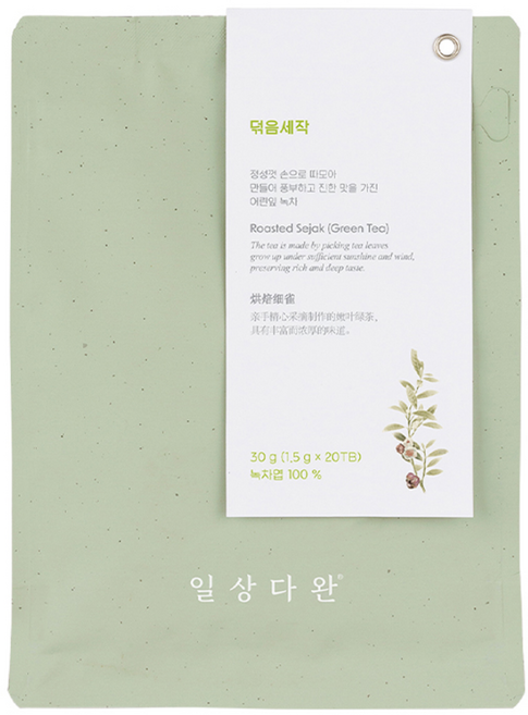 쌍계명차 일상다완 덖음세작, 1.5g, 20개입, 1개