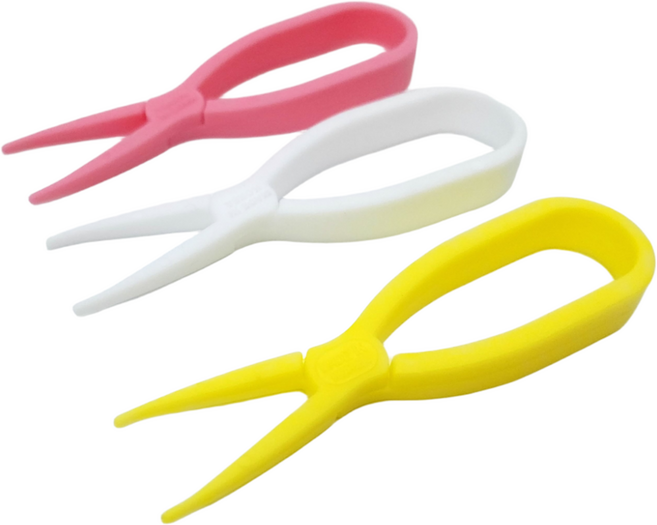 아이팜즈 중형 렌즈집게 - 10개(핑크 화이트 옐로우), 핑크, 20개