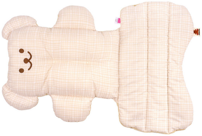 패리스독 강아지 베어 유모차 일체형 가드 쿠션, BEIGE, 1개