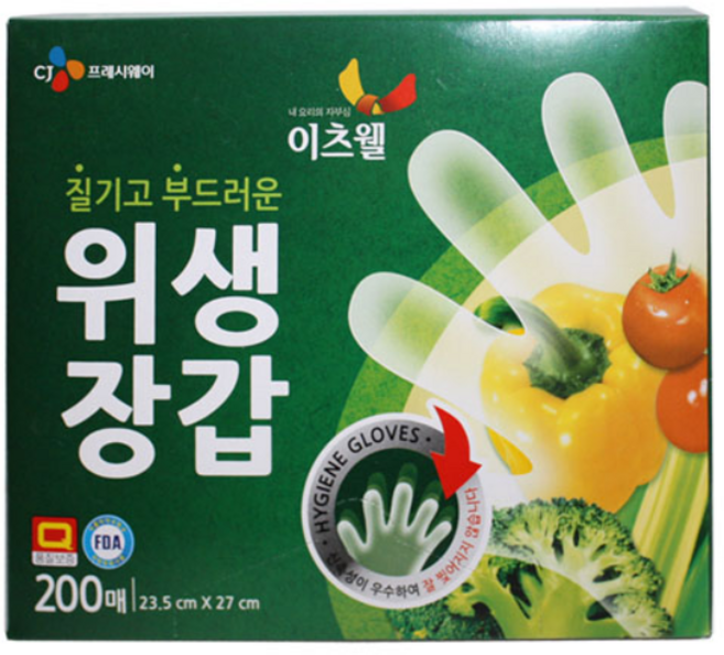크린손 이츠웰 위생장갑200매, 1개