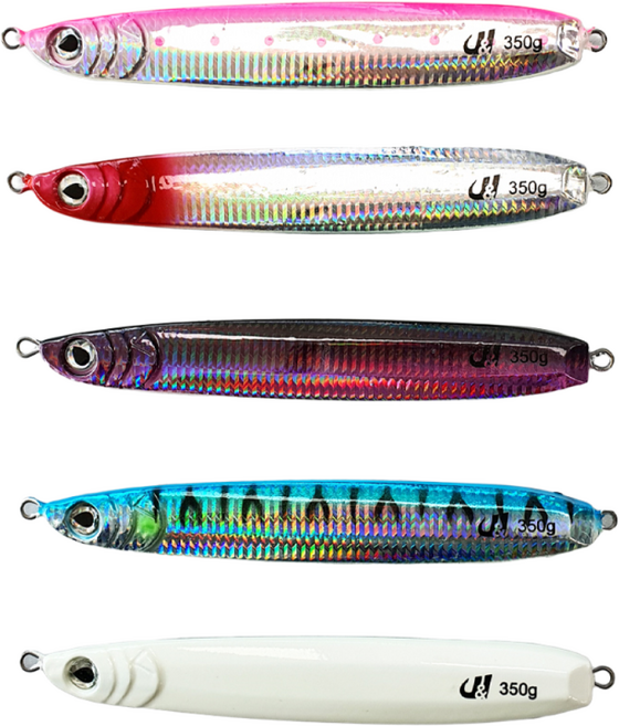 빅게임 슈퍼야광 대구 참돔 메탈 지그 350g ~ 600g, 550g 5개 일괄구입, 1개