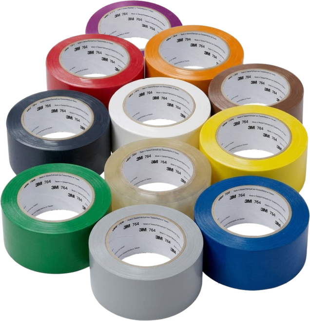 3M 764 바닥라인 테이프 50.8mm x 32.9M 흑색 [WFGDER8], 1개
