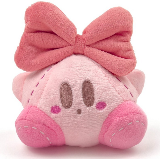 별의커비 키링 인형키링, 1개, 핑크리본