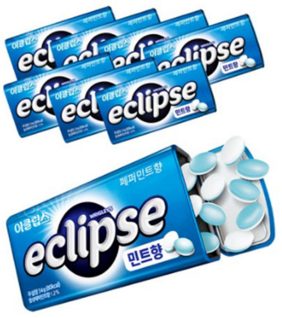이클립스 페퍼민트향 캔디, 31g, 8개