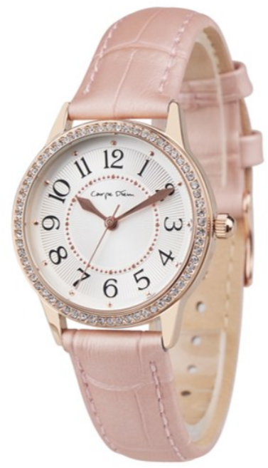 로렌스 CARPE DIEM 여성 JEWEL 가죽시계