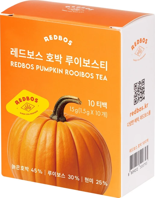 레드보스 호박 루이보스티 임산부 호박차, 1.5g, 10개입, 1개 - 쿠팡