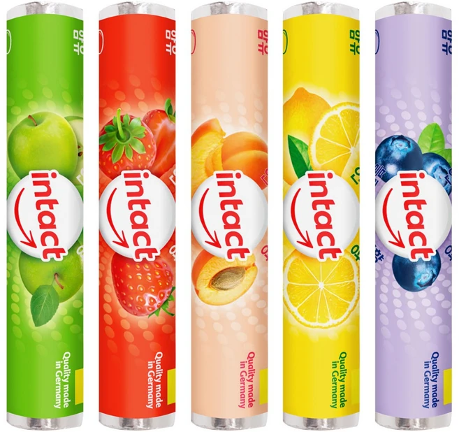 인탁트 포도당 캔디 5종 세트, 17정, 220g, 1세트 - 쿠팡