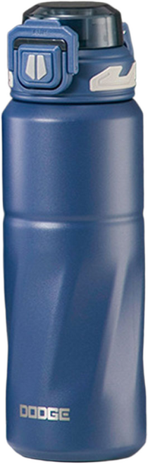 에코럭키 New DODGE 스포츠 텀블러 스테인레스 보온 보냉 물병 820ml, 1개, 닷지-블루