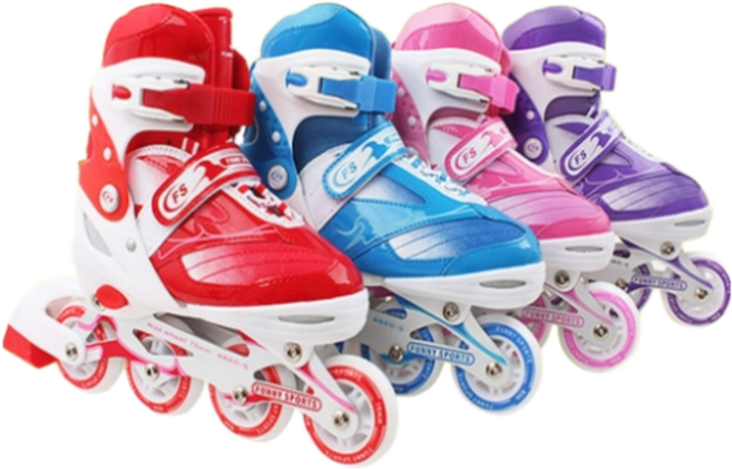 없음 인라인스케이트 240~260mm 사이즈조절 발광바퀴, 2.스카이플러스, 1개