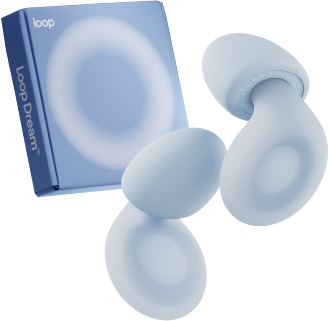 Loop 룹 이어플러그 드림 수면용 소음감소 귀마개, 블루, 1개