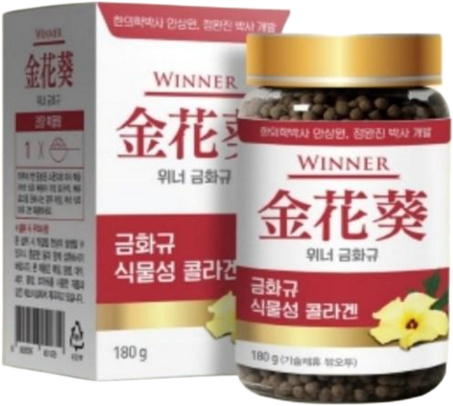 위너 금화규 환 180g 금화규 뮤신 식물성 콜라겐 고운블랙 전문농장 원료 이너뷰티, 1개