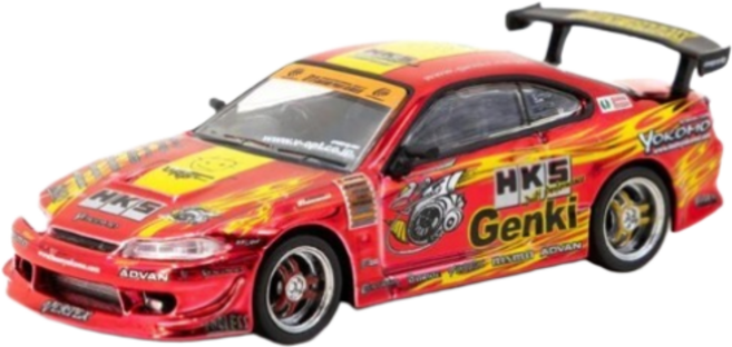 타막웍스 1/64 HKS 하이퍼 실비아 RS-2 크롬레드 도쿄오토살롱 2025 스페셜 에디션 - GLOBAL64, 1개