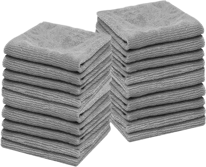 하이텍 경편극세사 손걸레 회색, 경편(회색), 20개