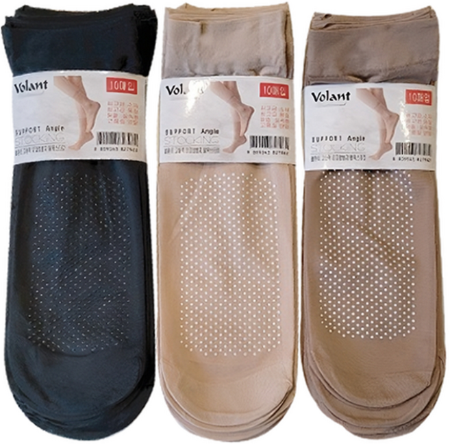 Volant 30D 미끄럼방지 발목 스타킹 20켤레