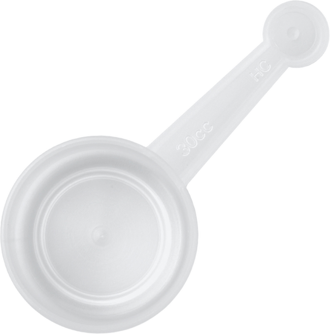 계량스푼 30g 손잡이컵 타입 L 93mm H 1박스 1500개 국산 제약 분말 세제 다용도 플라스틱, 반투명, 30g 93mm