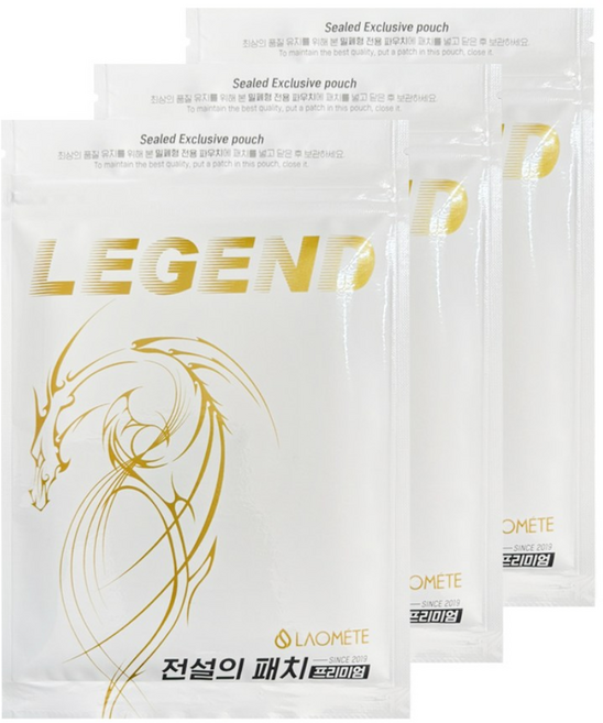 라오메뜨 전설의 패치 프리미엄 준대형 40매 / 3개, 40매입