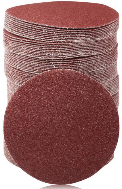 SPEEDWOX 후크 앤 루프 샌딩 디스크 100pcs 3인치 320 그릿 사포 나무 드릴 그라인더 회전 도구 구멍 없음, 100개