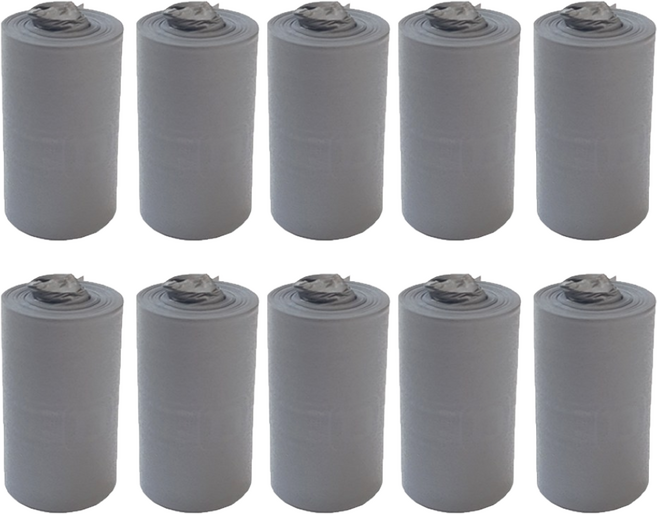 본라이프 매직보온테이프 10세트 PVC 에어컨 배관테이프 백색 화이트 다용도 배관보호 마감 테이프 매직테이프 실외기 호스 파이프 보온 단열마감 배관 마감 보호 점착 에어컨테이프, 회색, 10개