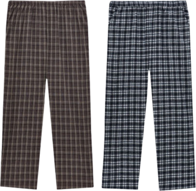 홈란쥬 트라이 남성 선염 기모 9부하의 파자마 주머니바지