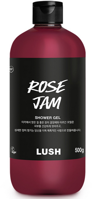 러쉬 로즈 잼 샤워 젤, 500g, 1개