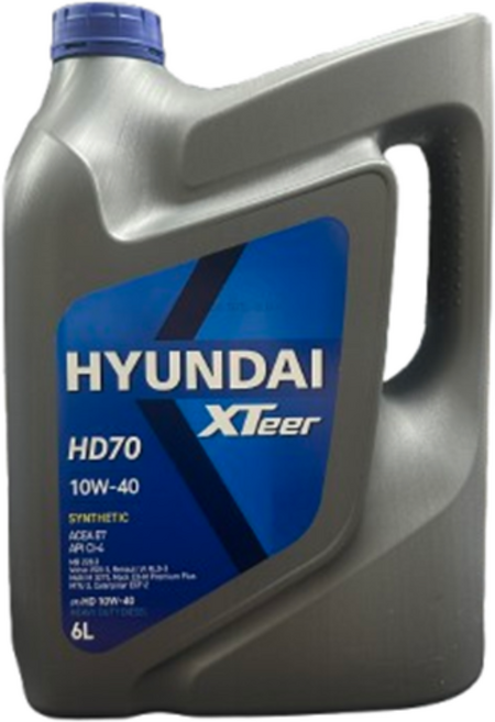 6위 - 현대 엑스티어 XTEER HD70 10W40 엔진오일 6L, 1개