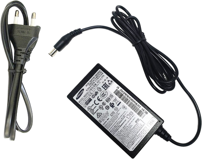 삼성전자 정품 모니터 아답터 14V 2.5A 35W A3514 모니터용 아답터 어댑터 19형~32형까지 사용가능 8자코드(돼지코)포함 모니터어댑터 모니터전원 모니터아답터, 1개, A3514(35W)+8자전원코드