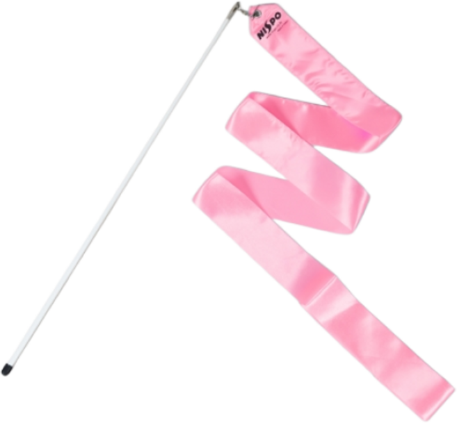 NISPO 니스포 리듬체조리본 핑크, 1개