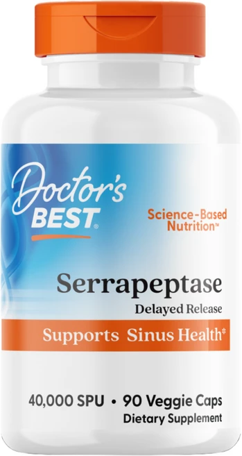 닥터스베스트 세라펩타제 베지 캡 글루텐 프리 비건, 1개, 90정 - 쿠팡