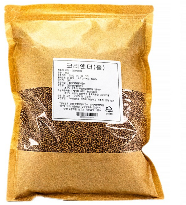 코리앤더 (홀) 1kg 고수 향신료, 1개